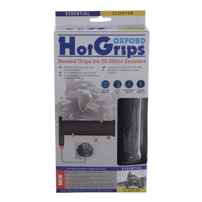 Oxford Hotgrips Essential Heated Grips - Scooter