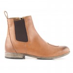 Overlap Chelsea Desert Leather Boots 