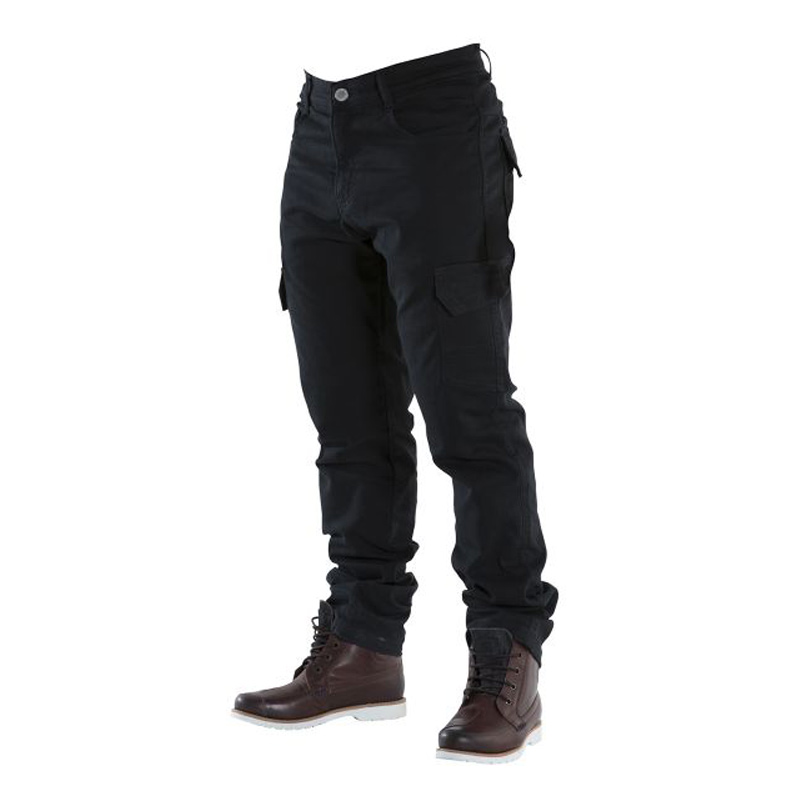 black cargo jeans