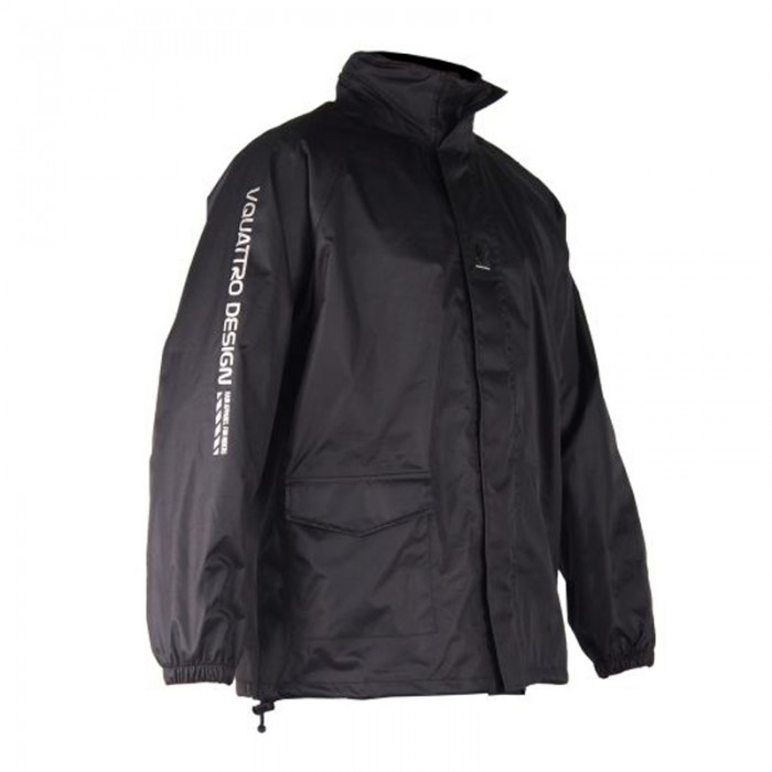 V'Quattro Waterproof Rain Jacket Black