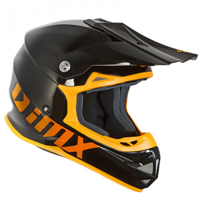 IMX Racing FMX-01 Motorcycle Helmet Black/Orange
