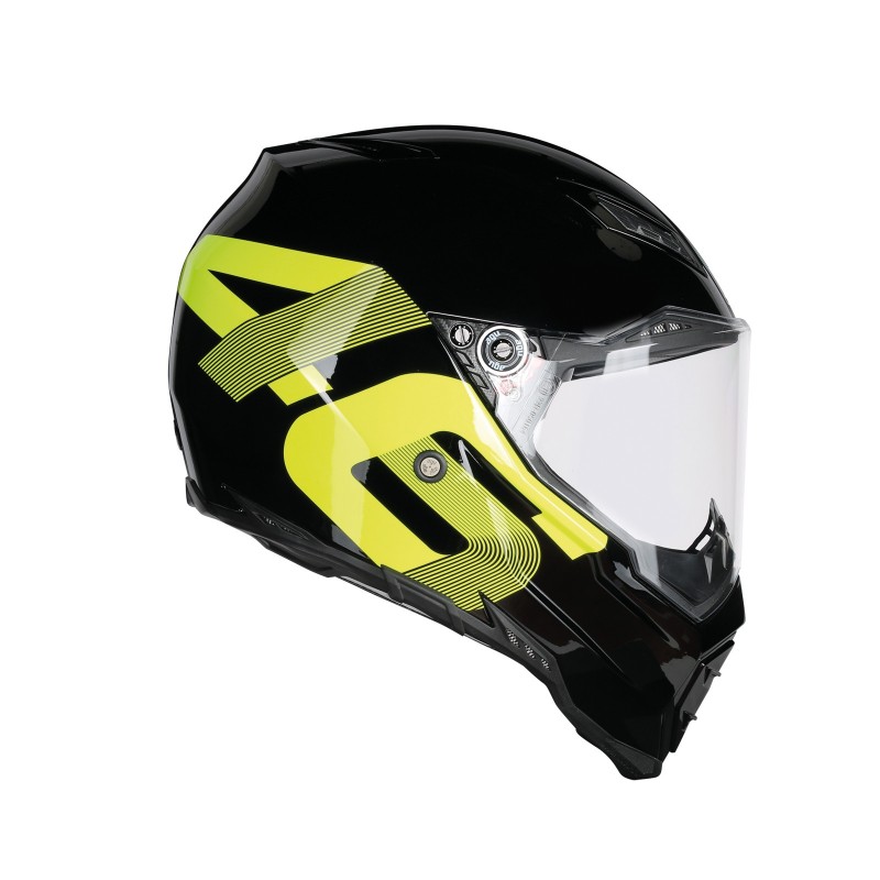 AGV AX8 EVO NAKED IDENTITY 46 BLK/YEL - Motorcycle Helmets 