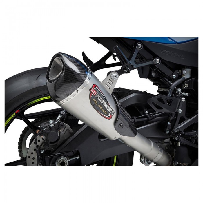 Suzuki GSX-R 1000 2017 Yoshimura Alpha CF Works Mufflers/Slip-ons 