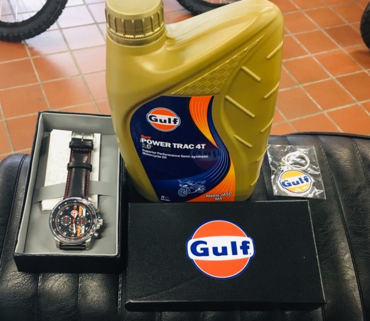 Limited Edition Bullit Hero 125 Gulf Oil Edition
